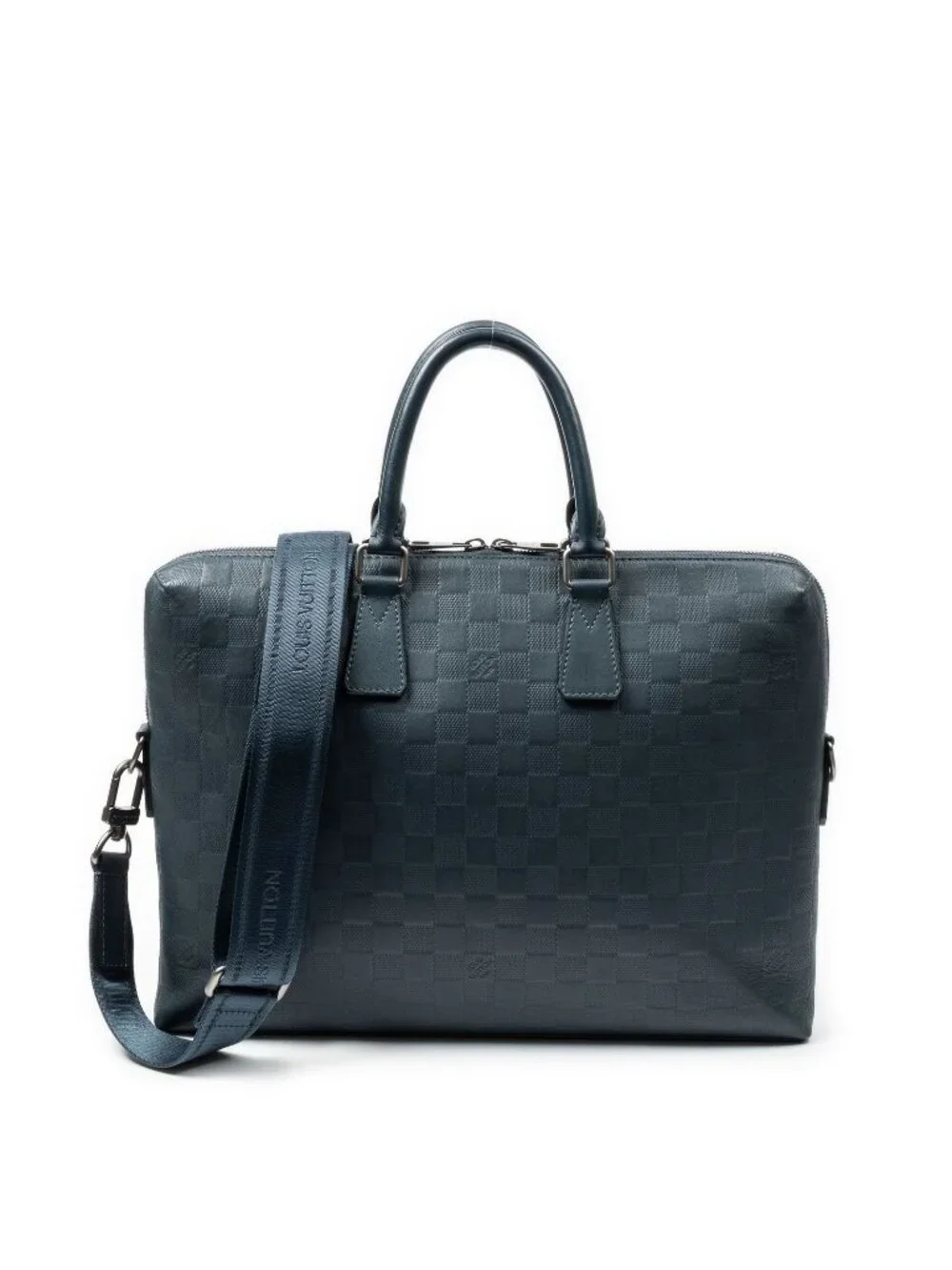Louis Vuitton Porte Documents Jour Navy Damier Infini